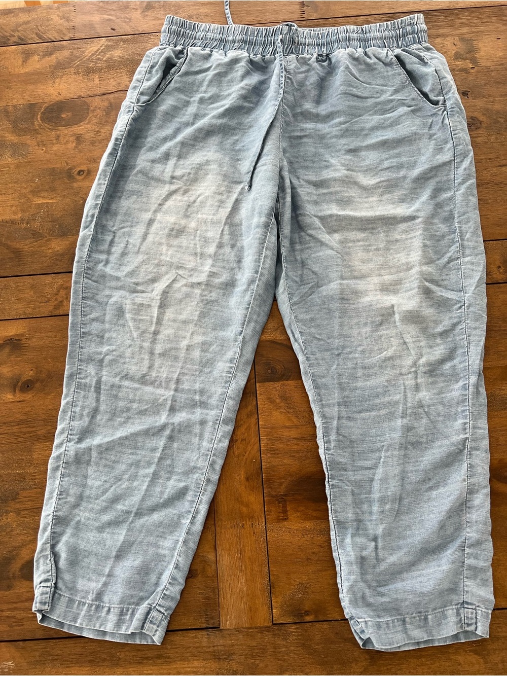 Philosophy Light Blue Drawstring Jumpsuit